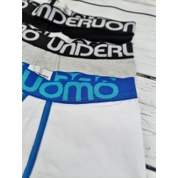 BOXER UNDER UOMO ALGODON Y LYCRA LISO 2042