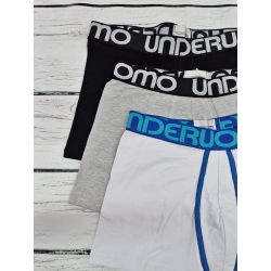 BOXER UNDER UOMO ALGODON Y LYCRA LISO 2042