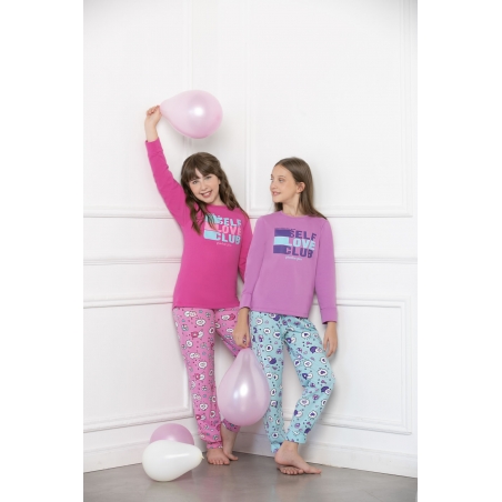 PIJAMA NENA T14 Y T16 CORAZONES CON ESTAMPA ART 608