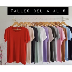 REMERA T4 AL 8 MODAL CREPE