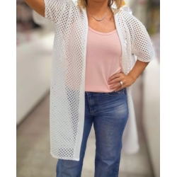 SACO CROCHET TALLES 4/6/8